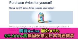 英國航空 British Airways Executive Club購買Avios 額外優惠