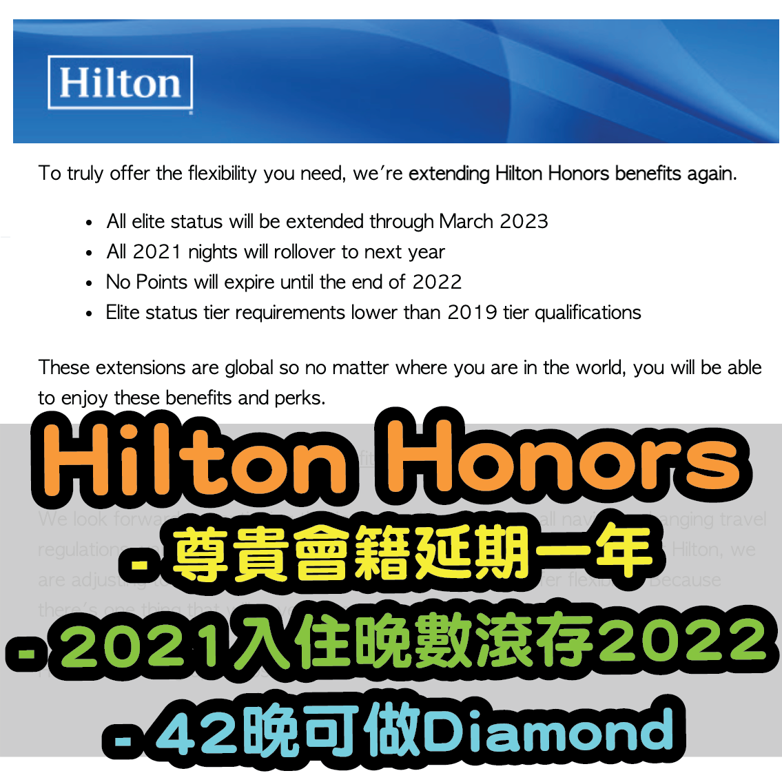 Hilton Honors希爾頓酒店常客會員計劃玩法詳解及優惠！